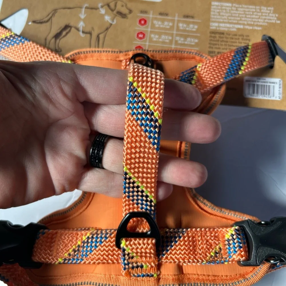 New Arcadia Trail® Quick Dry Dog Orange Harness S